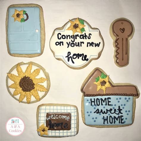 Housewarming Cookies 🏡🌻 Housewarming Cookies House Warming Congrats