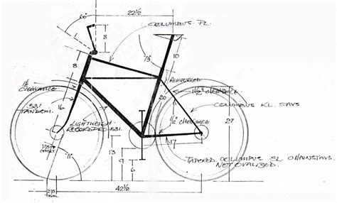 Bicycle Technical Drawing At Getdrawings Free Download