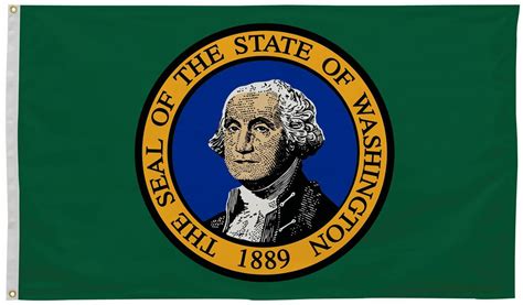 Washington State Flag 4 X 6 Washington Flag State Of Washington Flag