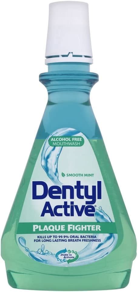 dentyl active smooth mint plaque fighter 500 ml uk health and personal care