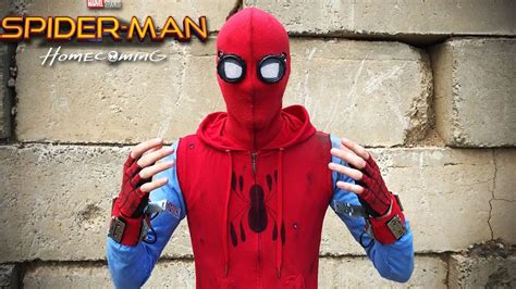 My Spider Man Homecoming Homemade Suit Youtube
