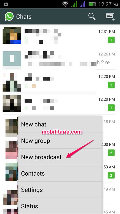How To Send A Broadcast Message On Whatsapp For Android Z10 Iphone