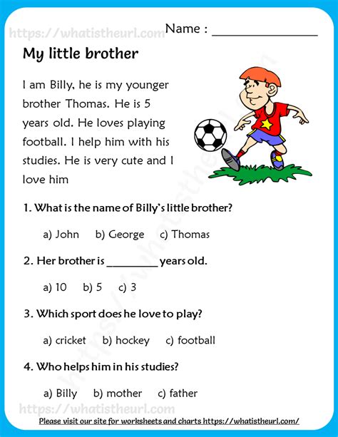 2nd Grade Grade 2 Reading Comprehension Worksheets Pdf Thekidsworksheet