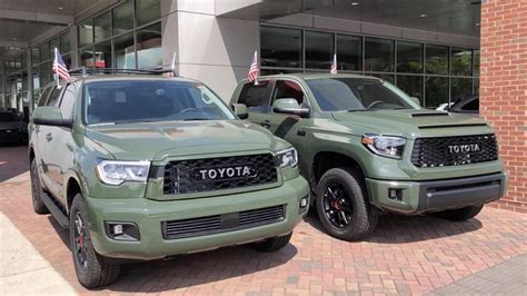 We Pick Our Favorite 2020 Toyota Army Green Between 4runner Tundra