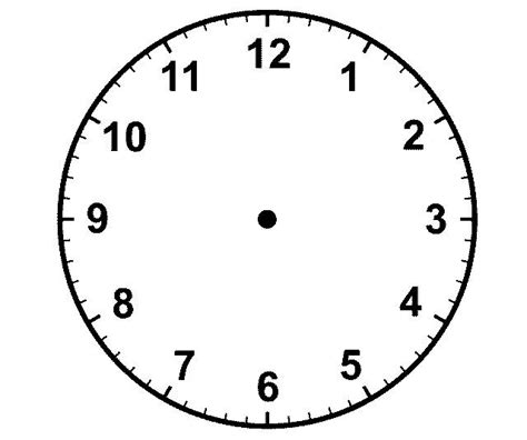 Blank Clock Clipart