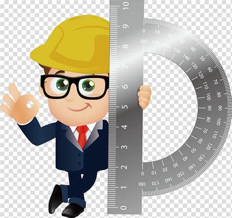 Free Download Engineer Holding Measuring Tool Architectural