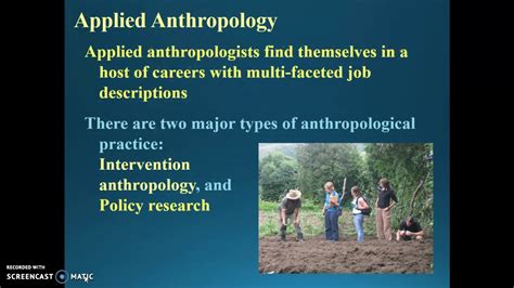 Applied Anthropology Youtube
