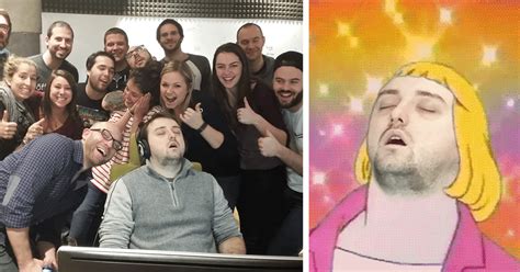 Guy Falls Asleep At Work Internet Goes Wild With Photoshop