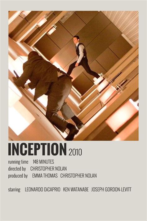 Inception By Maja Alternative Movie Posters Film Posters Vintage