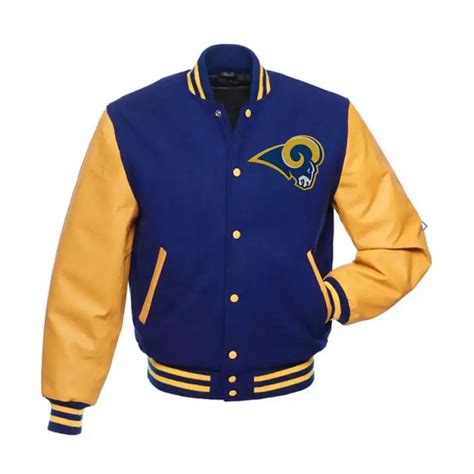 Los Angeles Rams Varsity Jacket Jackets Mob