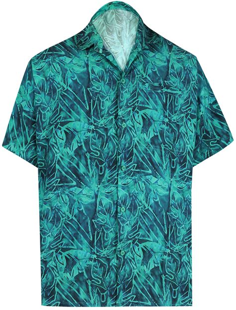 Hawaiian Shirt Mens Beach Aloha Camp Party Holiday Short Sleeve Pocket