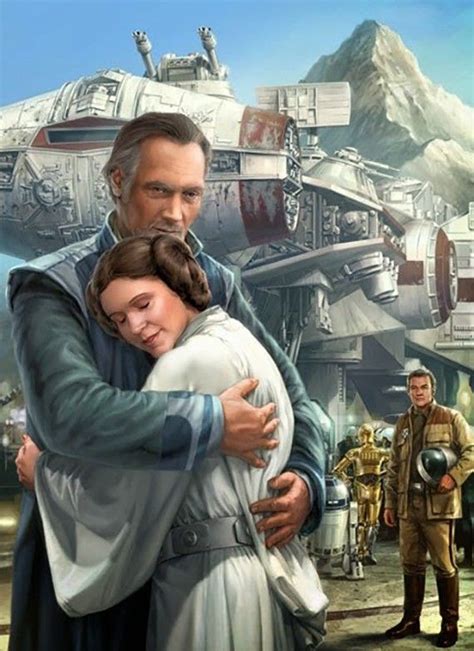 Princess Leia Organa Reunited With Her Adopted Father Bail Organa