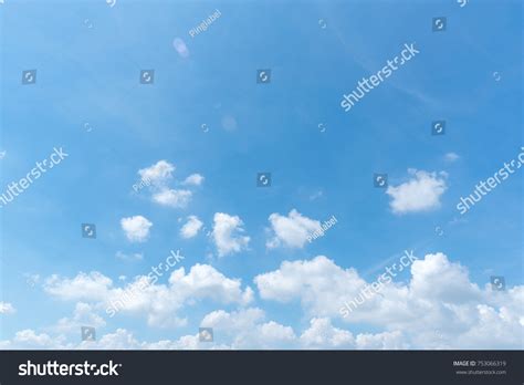 Clear Blue Sky Backgroundclouds Background Stock Photo 753066319