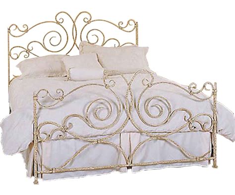 With a wrought iron bed, your bedroom immediately radiates a feeling of elegance and fashionable style to both you and your visitors. Furniture. shabby chic wrought iron bed frame with white ...