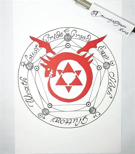 Ouroboros Tattoo Fullmetal Alchemist Desenho Tatuagem Tatuagem Desenho