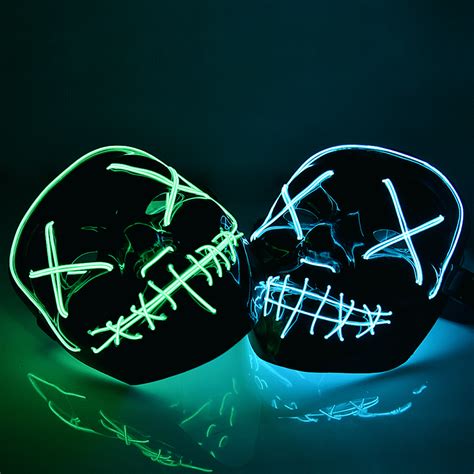 Halloween Led Purge Light Up Mask The Trendy Ones