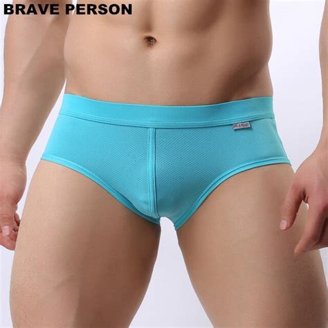 Brave Person Men Sexy Briefs Nylon Gay Underwear Brave Person