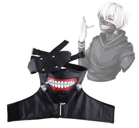 Maska Tokyo Ghoul Kaneki Ken Cosplay Anime Manga 11183947135 Allegropl