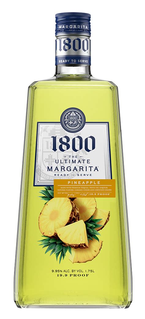 1800 The Ultimate Margarita Pineapple Liqueur | Ultimate margarita, Pineapple margarita, Margarita