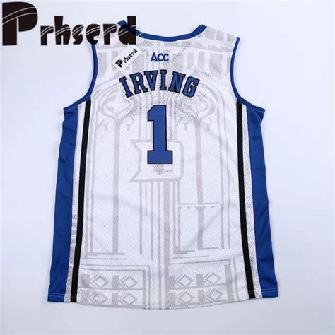 Mens 1 Kyrie Irving College Embroidered Throwback Basketball Jerseys In Basketball Jerseys From