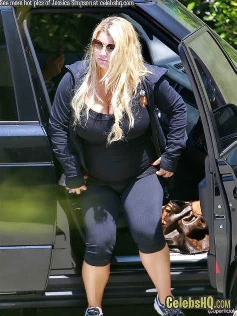 Exclusive Jessica Simpson Arriving At Gym In Los Angeles See Inside