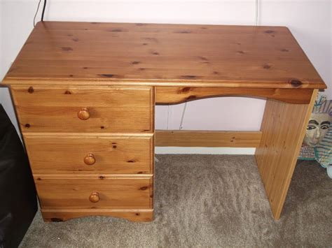 Pine Desk With Drawers In Solid Pine In Swindon Wiltshire Gumtree