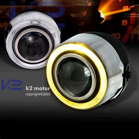 Driving lamps are specifically designed to emit penetrating beams of light to keep you safe and in control whatever the weather, wherever you are. Universal Halo Fog Light Projector - 7 Color