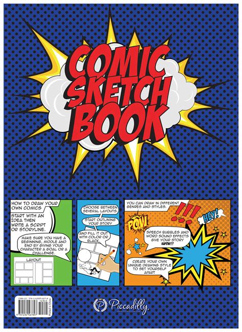 Comic Sketchbook - lay flat design, ready for action!