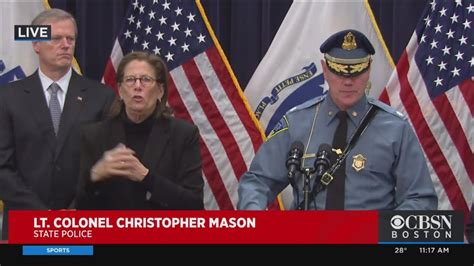 Christopher Mason Introduced As Next Head Of Massachusetts State Police