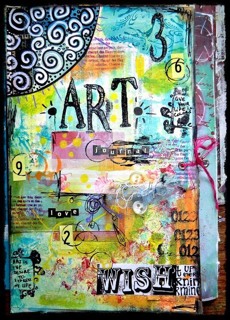 Creative Art Journal Cover Ideas Download Free Mock Up