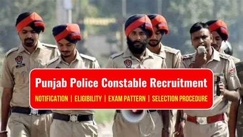 Punjab Police Constable Recruitment 2023 Apply Online For 1746 Posts
