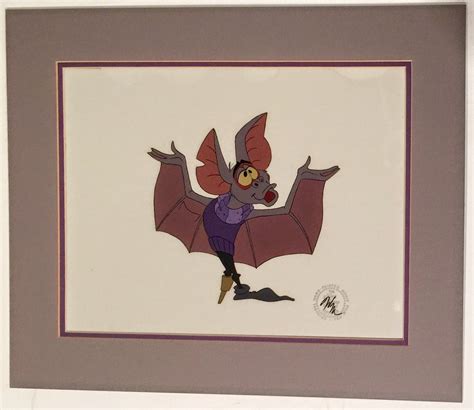 Animation Collection Fidget The Bat Original Production Cel From The