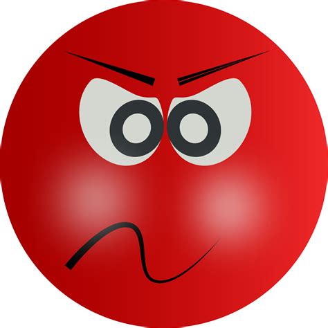 Smiley Anger Face Clip Art Angry Emoji Png Download 24002400