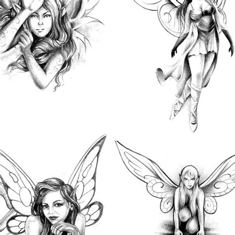 10 X Fairies Flash Tattoo Design Download 2 Flash Tattoo Designs