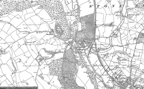 Historic Ordnance Survey Map Of Meaford 1879