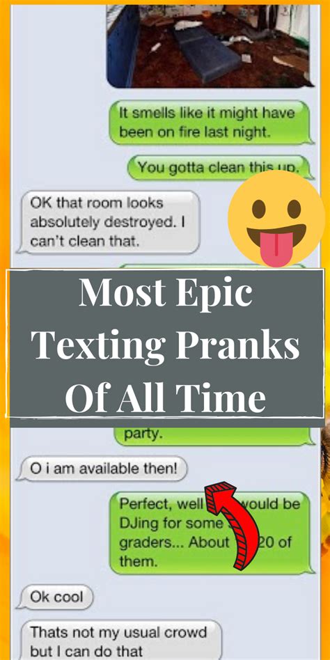 Most Epic Texting Pranks Of All Time Viral Pins Pranks All About Time