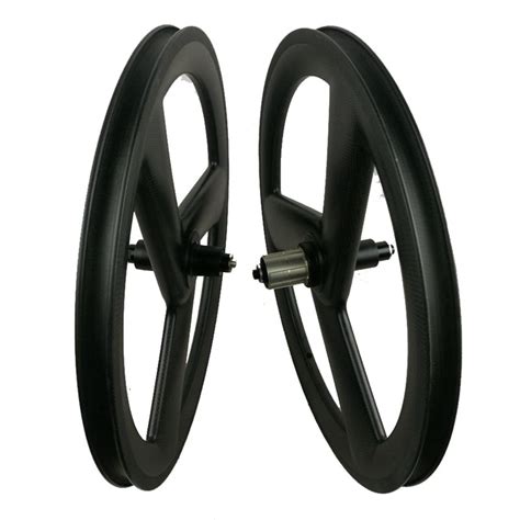 Cw406 25 40c 3s406 Carbon Tri Spoke Bike Wheel Bmx 20 Inch 25mm Wide