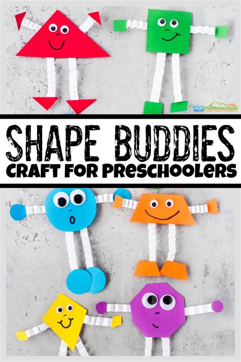 Shape Crafts For Preschoolers Ideas