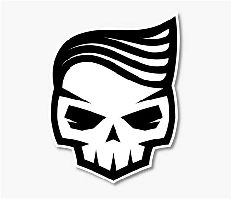 Ybg Skull Sticker Your Biker Gang Logo Hd Png Download Transparent
