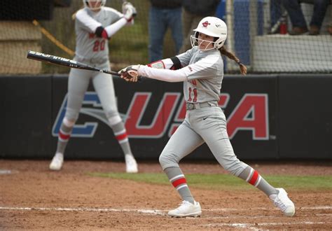 wku softball bounces back with first run rule win to end its final day at the aggie classic