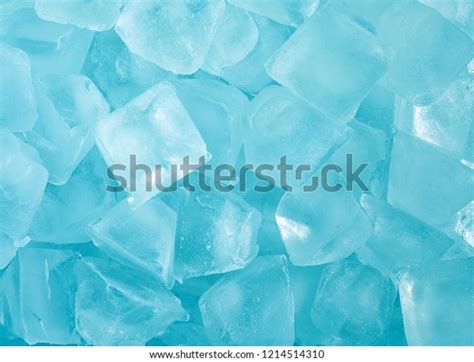 Cool Blue Frozen Ice Cubes Image Stock Photo 1214514310 Shutterstock