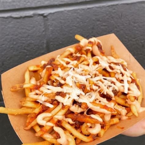 litty fries on special for the rest of the weekend [shoestring fries drizzled in our hot chili