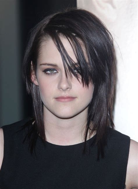 Kristen Stewarts Rocker Chic Hairstyle Hair Styles Medium Shag