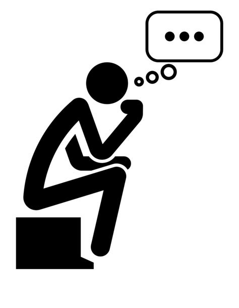 Think Thinker Icon Png Clip Art Library