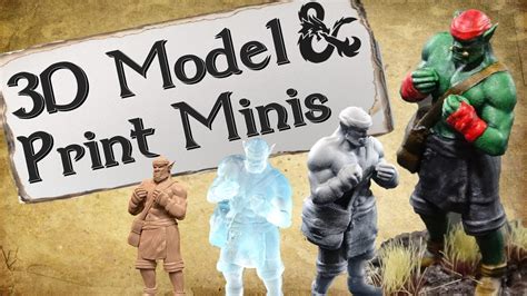 How To Make 3d Models And Printed Miniatures Feat M3dm Youtube