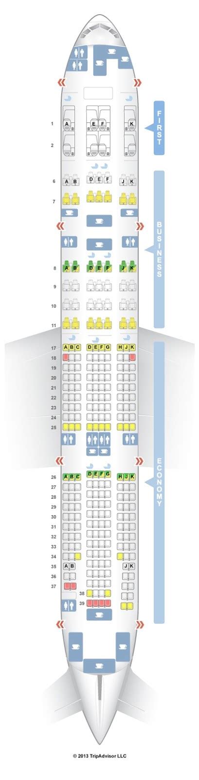 Boeing Seating Chart 777
