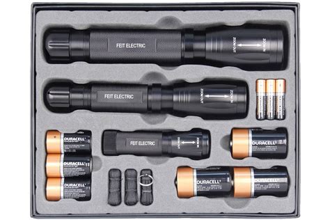 Feit Led Flashlight Kit 3 Pack With Case 1000 500 250 Lumens