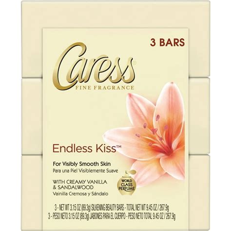 Caress Endless Kiss Creamy Vanilla And Sandalwood Silkening Beauty Bar