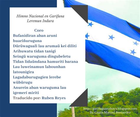 Himno Nacional De Honduras Simbolos Nacionales De Honduras