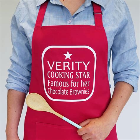 2,308 results for baker apron. personalised baking star apron by sparks and daughters ...